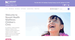 Desktop Screenshot of nhmatthewschildrensclinic.org